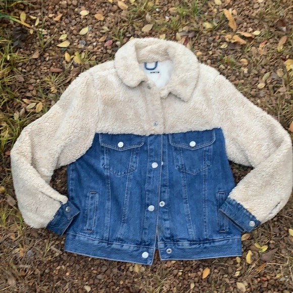 Topshop Jacket Size 4 Denim Jean Jacket - Picture 1 of 8